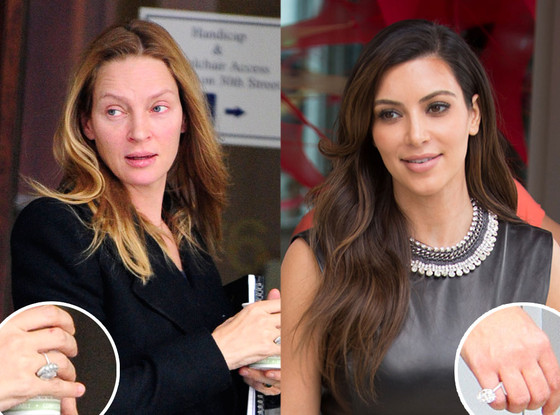 Uma Thurman, Kim Kardashian Uma Thurman, Kim Kardashian